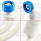 image 10 of SPARES2GO Safety Inlet Hose Washing Machine Dishwasher Water Fill Leak Protection Stop Valve Pipe (1.5m Length, 3/4" Connections)