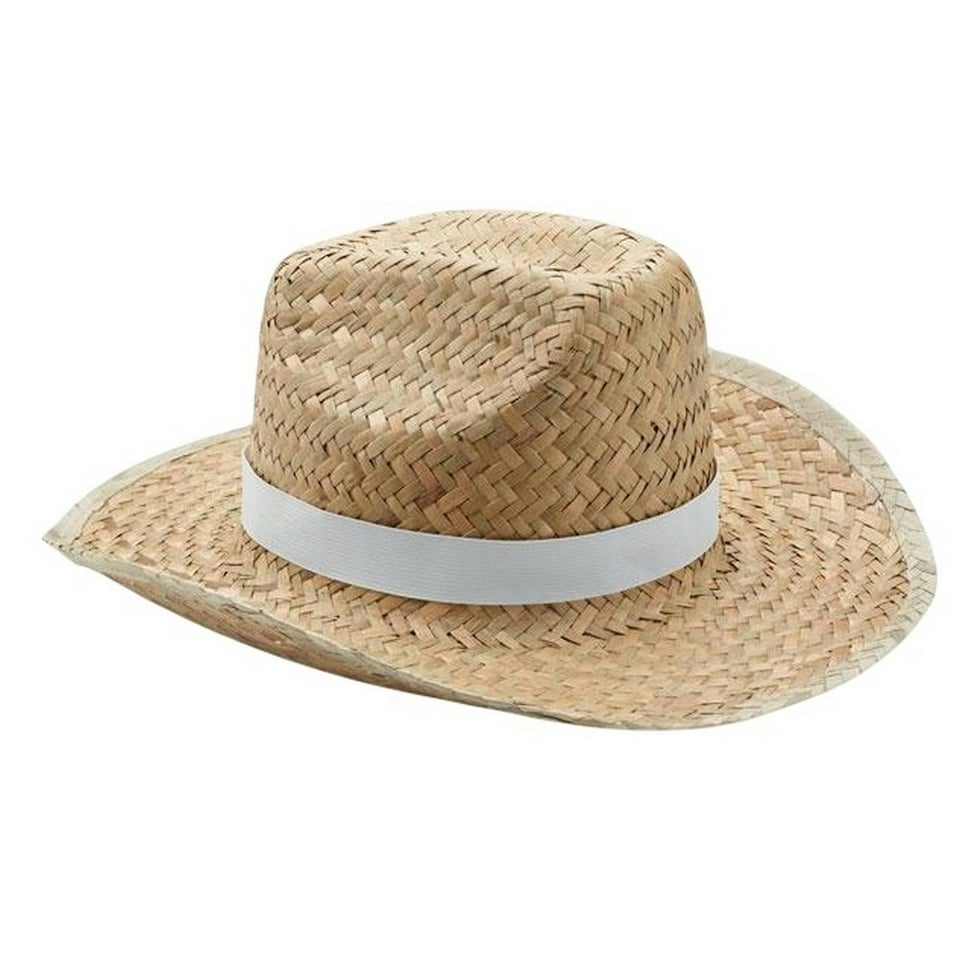 image 1 of MidOcean Texas Straw Cowboy Hat - White - One Size