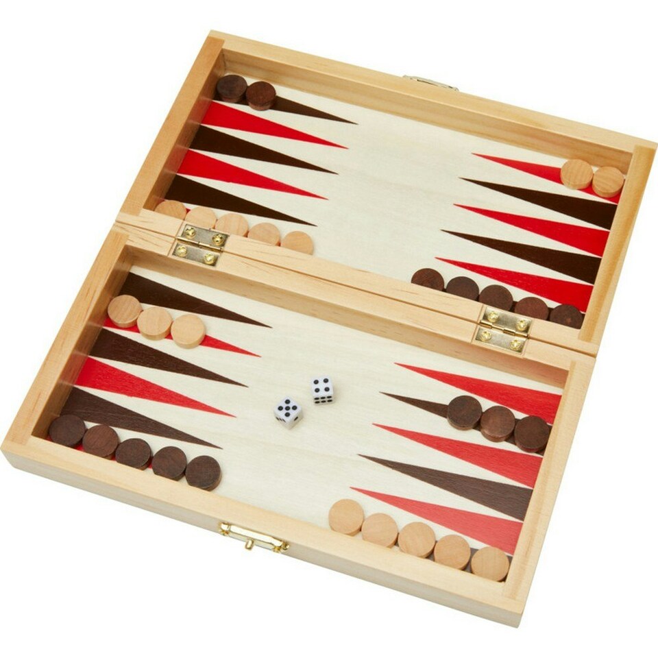 image 1 of Mugo Wooden 3 in 1 Board Game Set - Natural - One Size
