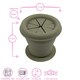 image 3 of Tiny Dining Baby Silicone Suction Snack Pot - 330ml - Silver Sage Green