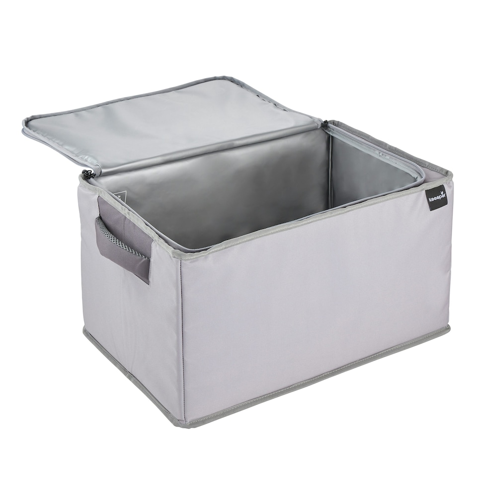 image 1 of Keeeper Foldable Shopping Organiser Bag 40 Litre - Grey Grey