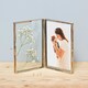 image 2 of Recycled Glass Folded Double Photo Frame