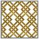 image 1 of Gold geometric chain (Picture Frame) Grey | L