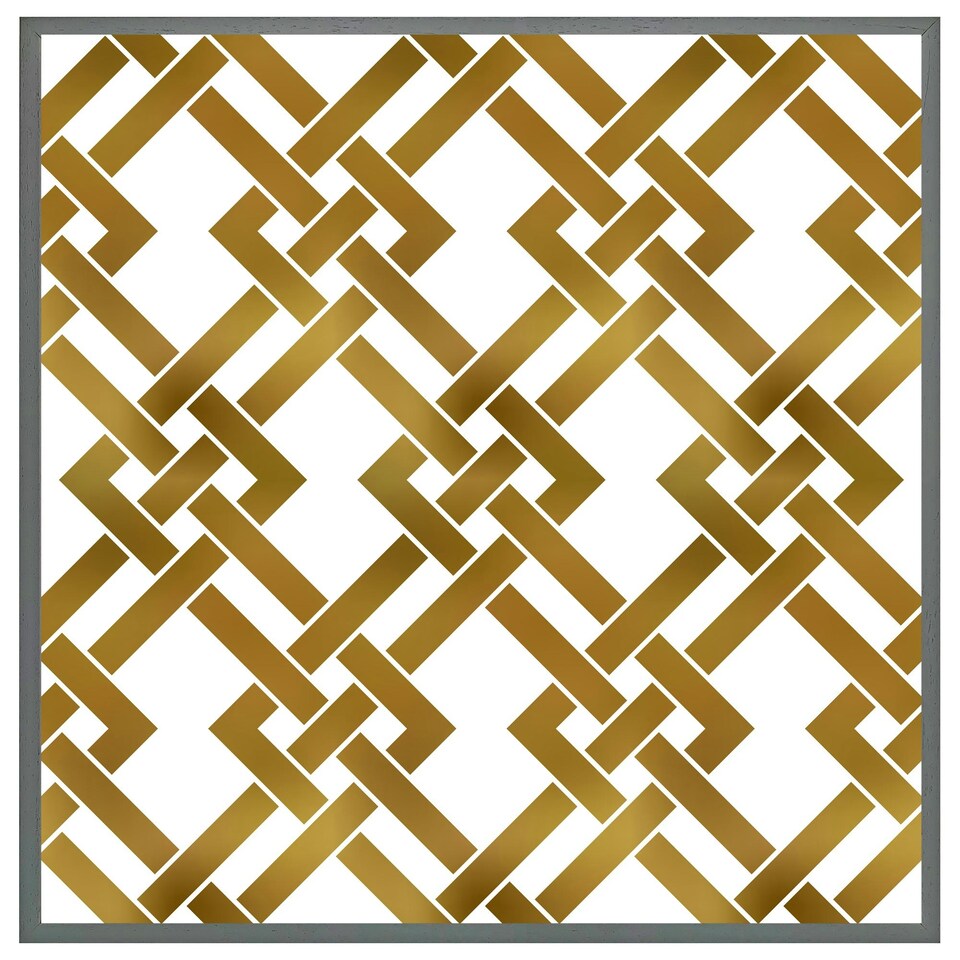 image 1 of Gold geometric chain (Picture Frame) Grey | L