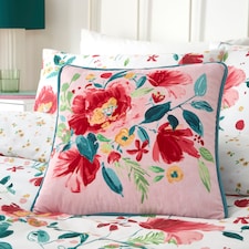 D & D Abstract Poppy Cushion Cover Red