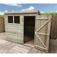 image 5 of 9 x 6 Garden Shed Pressure Treated T&G PENT Wooden Garden Shed - 2 Windows + Single Door (9' x 6' / 9ft x 6ft) (9x6)