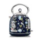 image 2 of Laura Ashley 1.7L Dome Kettle Elveden Navy UK