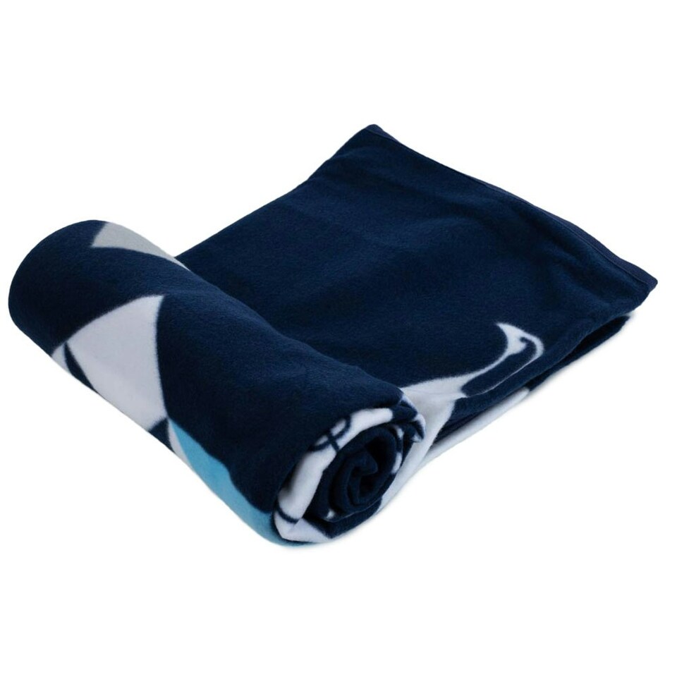 image 1 of Tottenham Hotspur FC Fleece Particle Blanket - Navy Blue - 150cm x 125cm