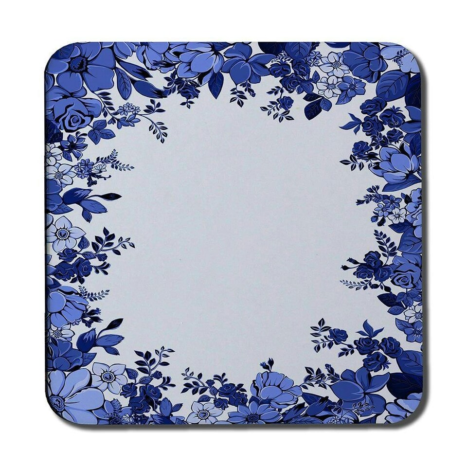 image 1 of Winter Floral Frame (Coaster)