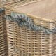 image 2 of Large Rectangular Rope Handled Log Basket