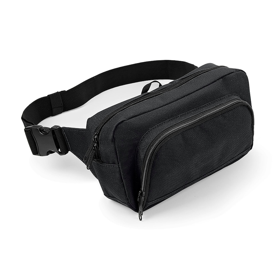 image 1 of BagBase Organiser Belt / Waistpack Bag (2.5 Litres) - Black - One Size | Black