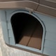 image 5 of URBNLIVING Plastic Dog House Outdoor Pet Kennel Shelter | Multi | Brown/Green | S | 1