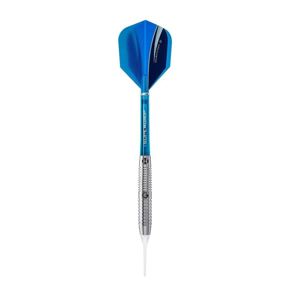 image 1 of Harrows Genesis Tungsten Darts (Pack Of 3) - Silver/Blue - 22g