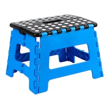 Ashley Folding Step Stool - 31.5cm x 25cm x 22cm - Red Red