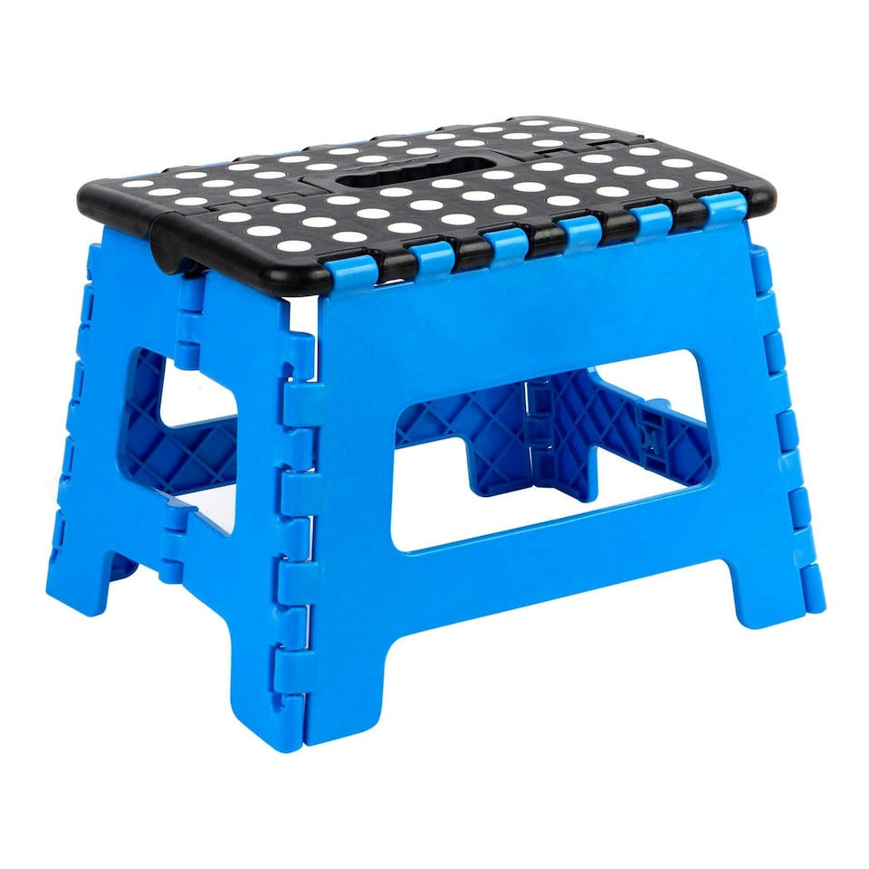 image 1 of Ashley Folding Step Stool - 31.5cm x 25cm x 22cm - Red Red