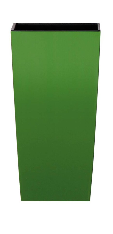 image 1 of Urbi 26.5cm Square Plastic Planter Pot for Indoor & Outdoor Use | Green | Green & Set of 1 | 1