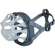 image 2 of Baskerville Invisa Basket Dog Muzzle - Transparent/Green - 4
