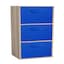 Antique Oak & Dark Blue