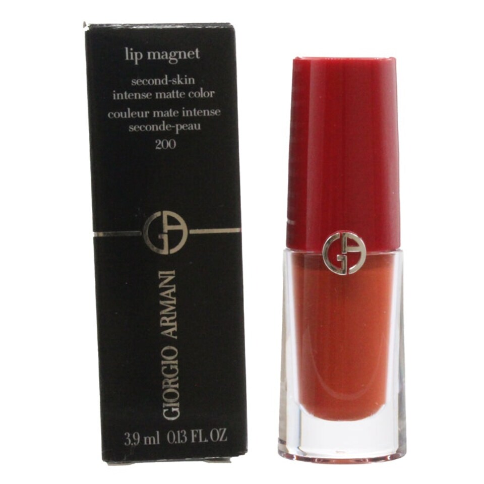 image 1 of Giorgio Armani Lip Magnet Matte Orange Lipstick 200 Ambra N/A