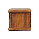 image 9 of Artisan Furniture Solid Wood Bamboo Open Bedside in Amber Oak Finish, 1 Drawer & 1 Shelf, Brown