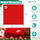 image 2 of 1pc Christmas Table Napkin Set with Festive Jingle Bell Embroidery - 20 Inch