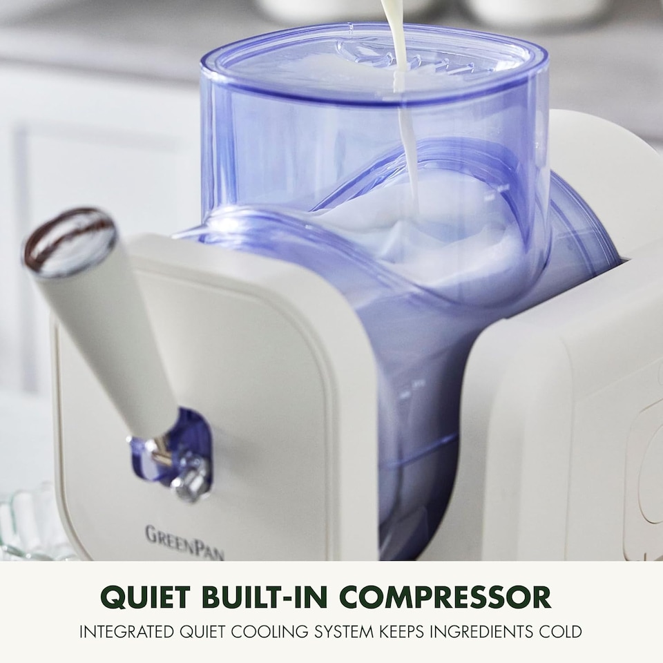 image 1 of Greenpan Frost Ice Cream Maker & Slushie Machine with Built-In Compressor