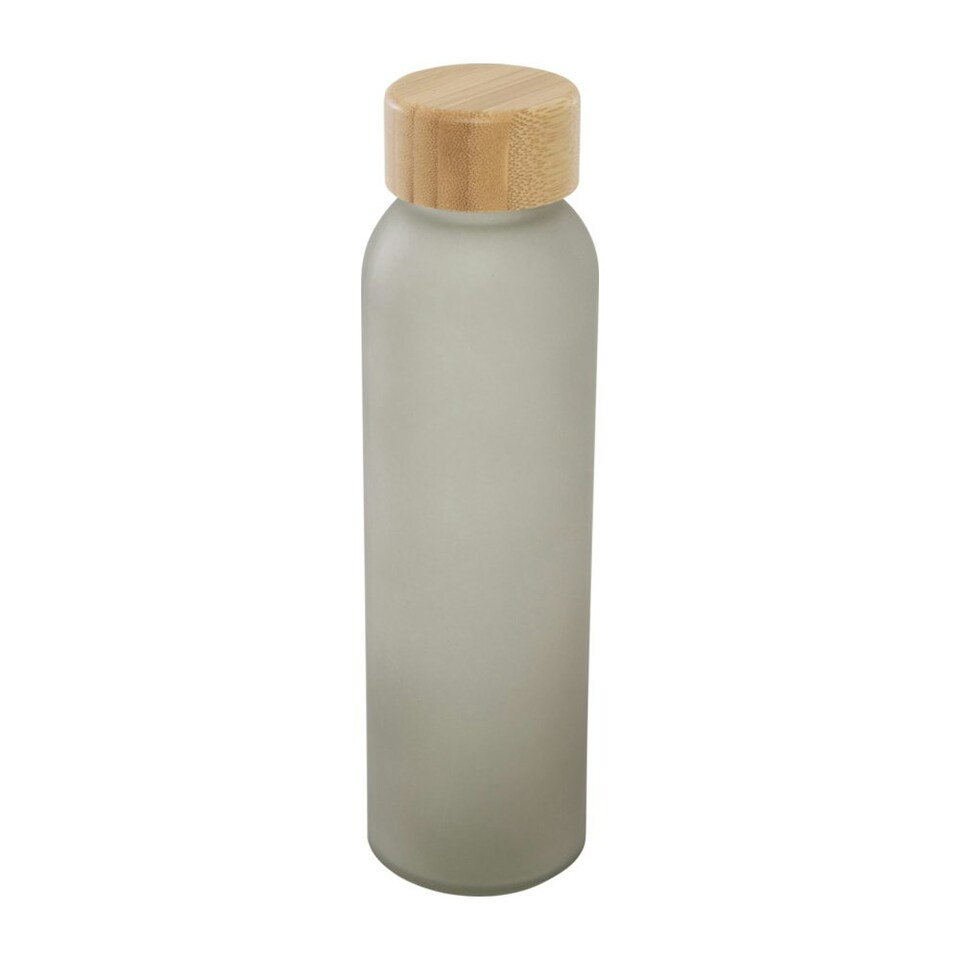 Lume Matte Bamboo Lid 500ml Water Bottle - Grey - One Size