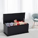 image 2 of HOMCOM Ottoman Storage Box Chest Cabinet Keepsake With Lid Chipboard