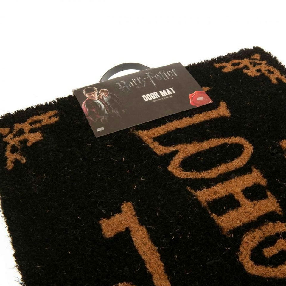 image 1 of Harry Potter Alohomora Doormat - Black - One Size