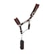 image 1 of HYCONIC Faux Fur Horse Head Collar & Lead Rope - Brown - Cob