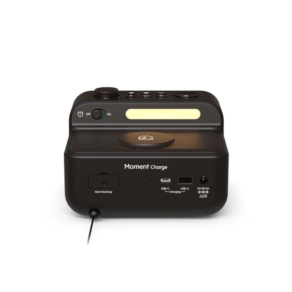 image 1 of Pure Moment Charge Alarm Radio - Coffee Black