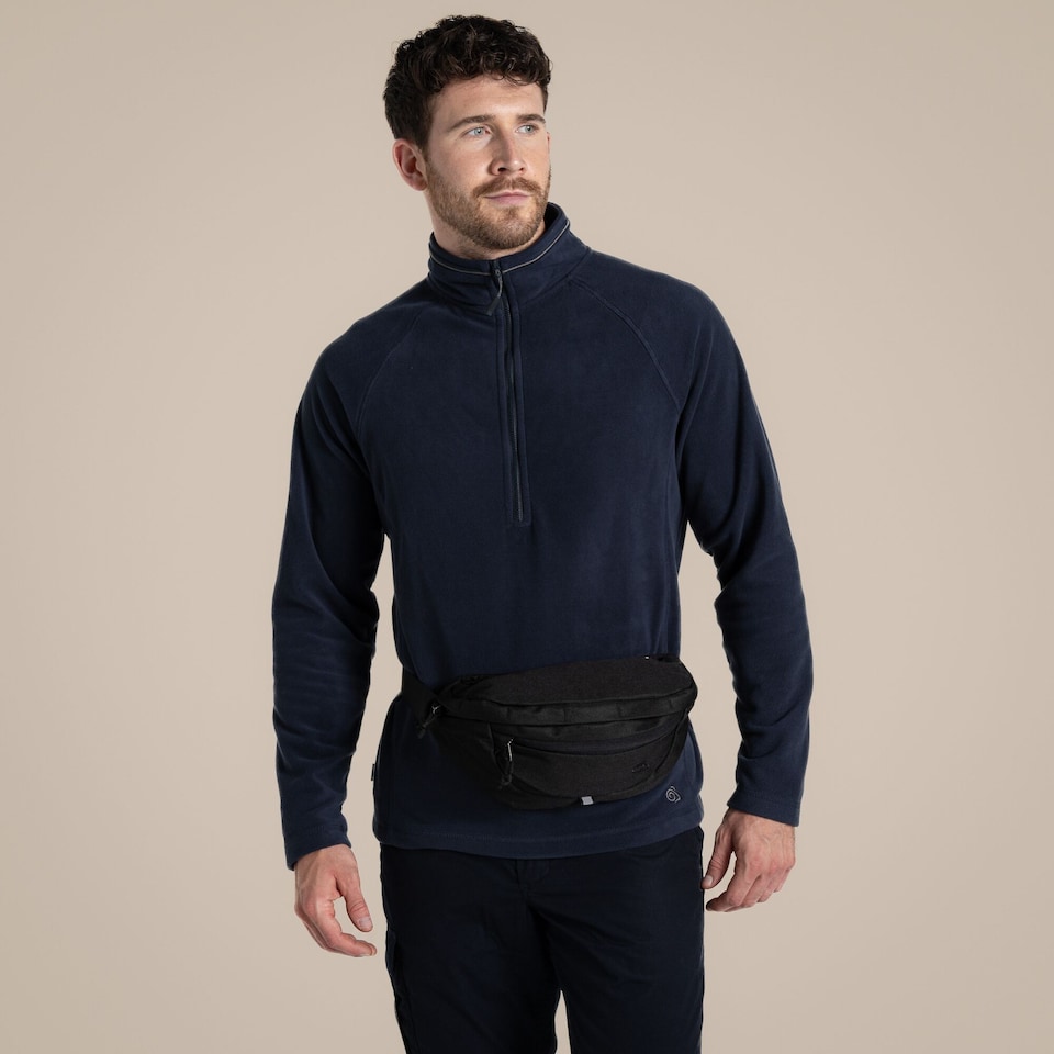 image 1 of Craghoppers Expert Kiwi Waist Bag | Black | Black | One Size | 1