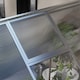 image 7 of Outsunny 6x6ft Aluminium Greenhouse with/ Door Window Galvanised Base PC Panel | Clear
