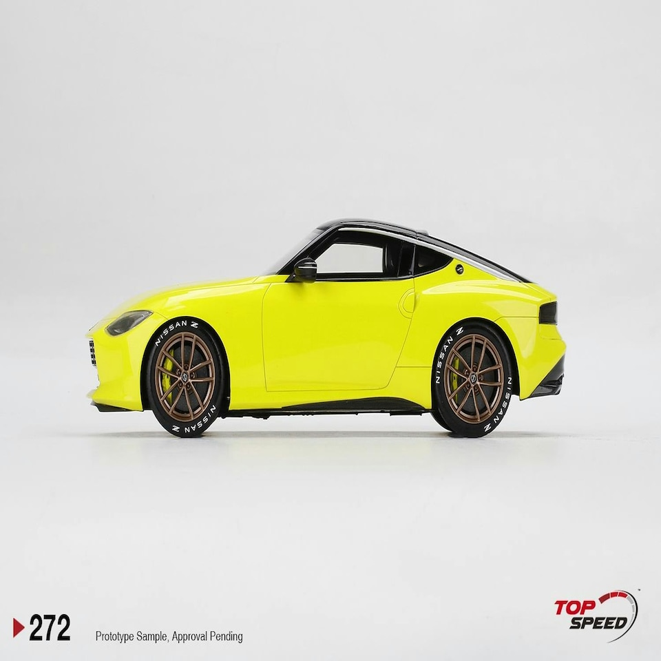 image 1 of Nissan Z Proto Yellow 1:18 Scale TSM TS0272