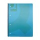 image 1 of Pack of 5 A4 160 Pages Blue Spiral Bound Polypropylene Notebooks