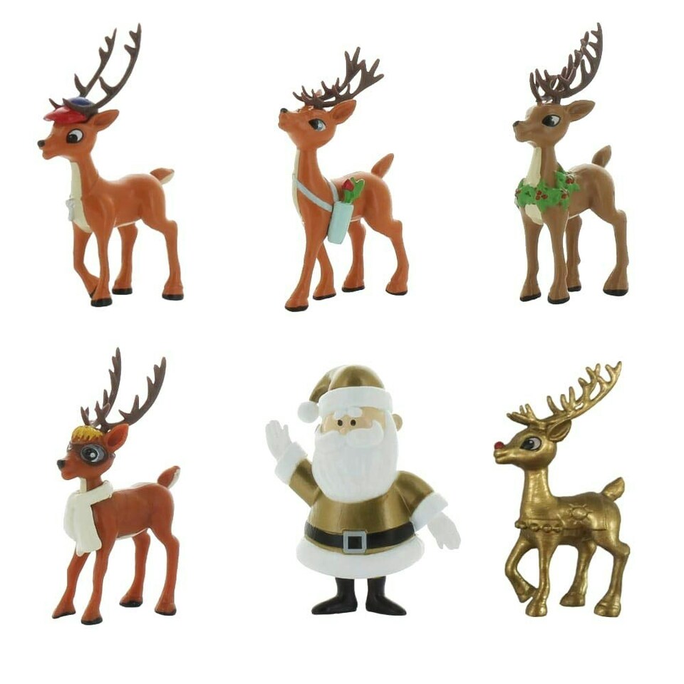 image 1 of TEAM Rudolph Reindeer Stocking Foilbag 18 piece CDU series 1.5 / Toys - Creative Toys Company - TOYS - 233207