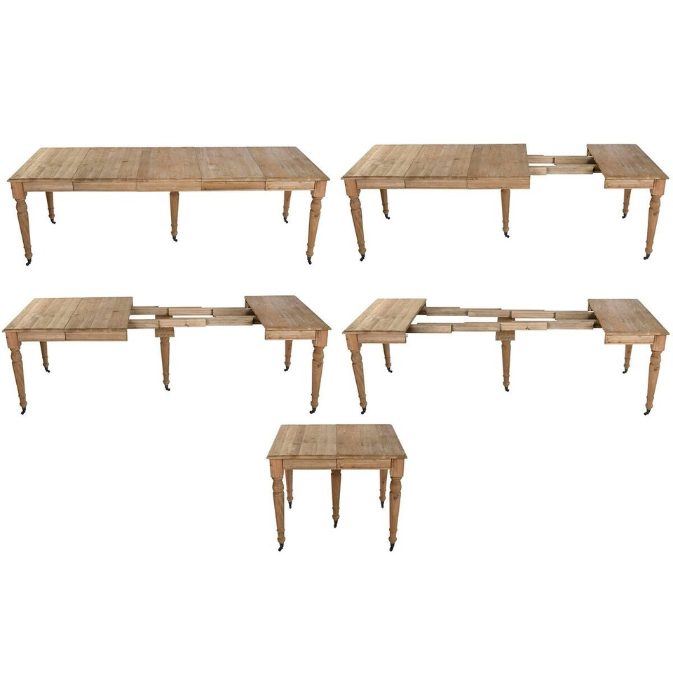 image 1 of Dining Table Home ESPRIT Natural Fir 100 x 100 x 78 cm N/A