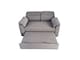 image 7 of Vico 2 Seater Sofa Bed in Grey, Silver or Beige | Grey | One Size