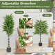 image 5 of COSTWAY Set of 2 125 CM Artificial Bamboo Tree Greenery Plants Green | One Size