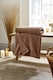 image 1 of Snuggle Touch 140 x 180cm Soft Blanket - Solid Colour Plain Throws | Brown | Umber | 1