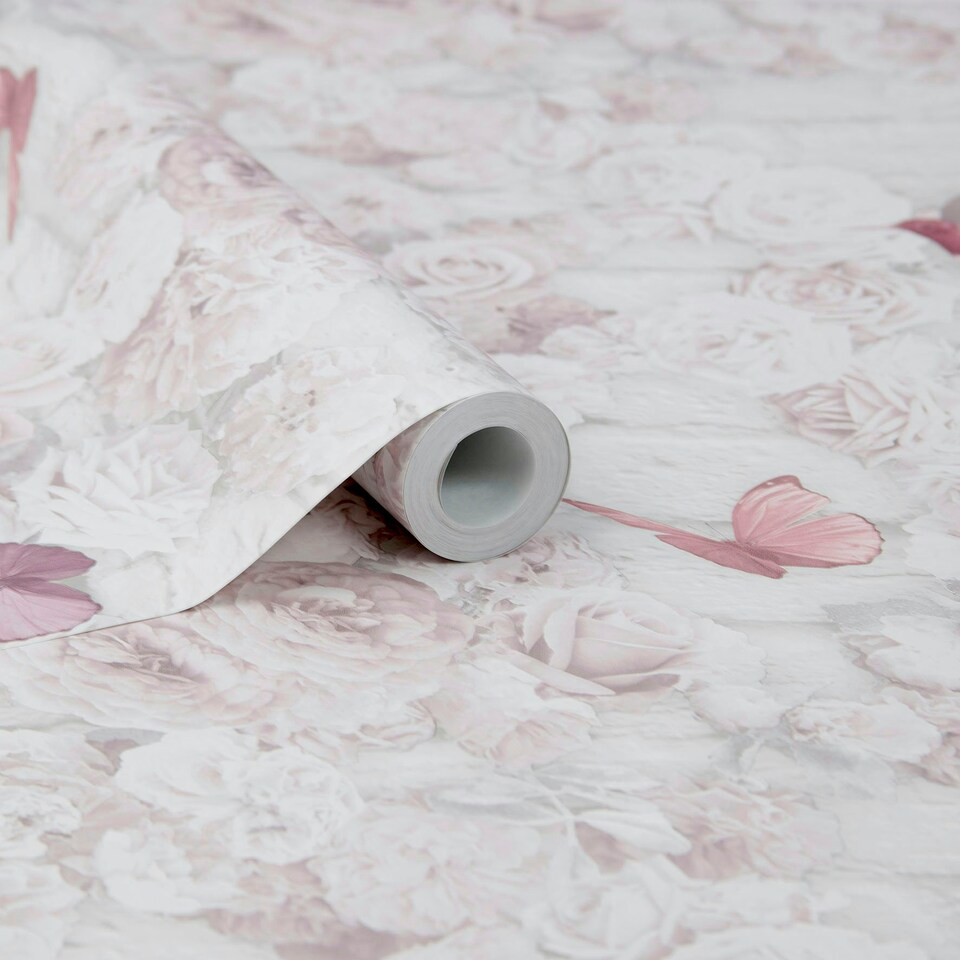 image 1 of Superfresco Easy Pink Flower Wall Floral Wallpaper Pink | Pink
