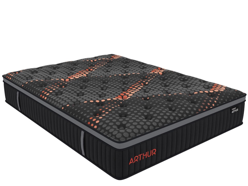 image 1 of Arthur Sleep Copper Arthur 2000 Hybrid Memory Mattress - Medium Firm - Extra Deep - King | Black | King