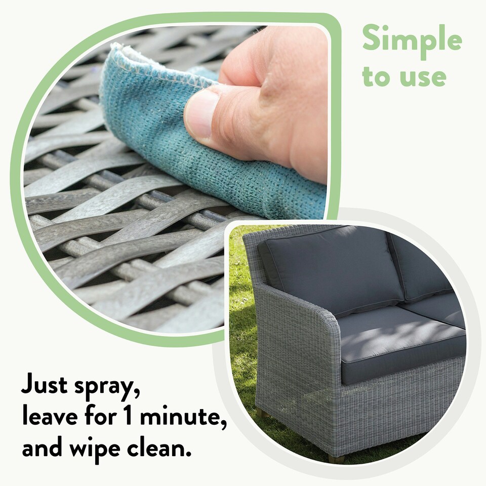 image 1 of Glean Rattan Furniture Foaming Cleaner - 500ml - 3-Pack