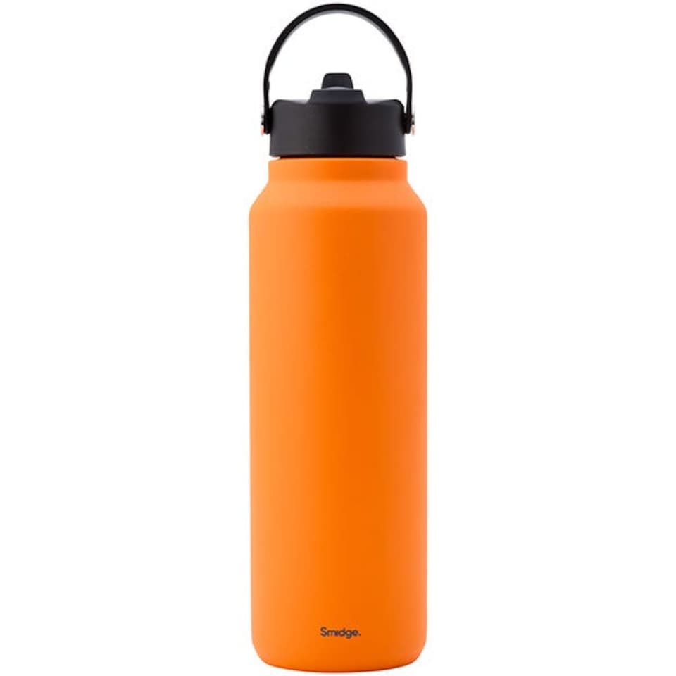 image 1 of Smidge 1.2L Flip Straw Bottle Citrus