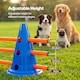 image 5 of Skylos Dog Agility Training Set Hurdle Cone Kit Height Adjustable Storage Bag