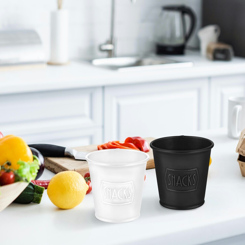 image 1 of Black Snack Bowl