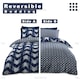 image 6 of VELVETIO Jovana Complete Duvet Cover Set with Fitted Sheet Printed Bedding Quilt Blue | Double