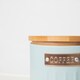 image 3 of KitchenCraft Airtight Tea Coffee Sugar Canister Set Blue