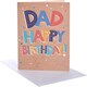 image 4 of Colourful Text Design Dad Birthday Card