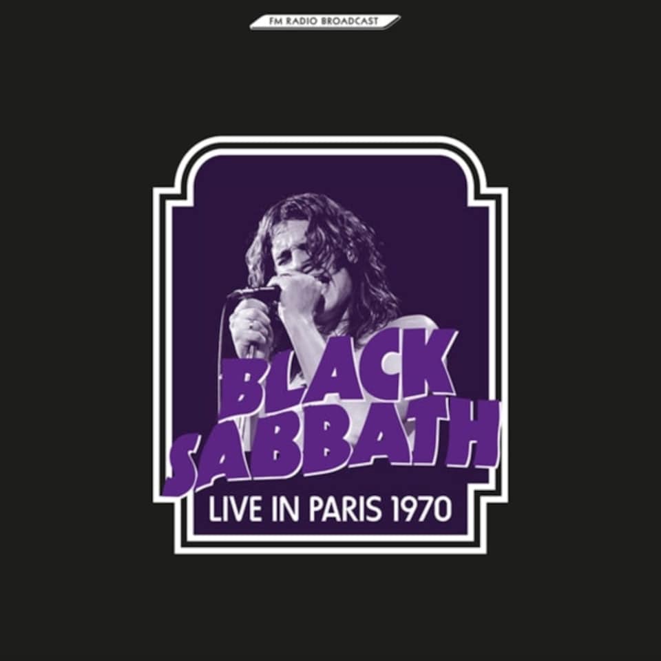 Black Sabbath LP - Live In Paris 1970
